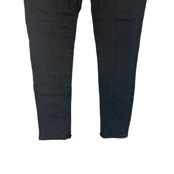 Free People We the Free Black Stretch Pull On Edgy Leggings Women Sz 26 - Picture 4 of 10